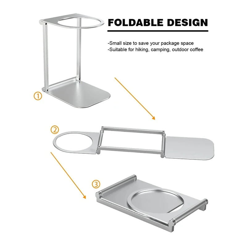 Foldable Espresso Machine Holder for Car & Home, Camping